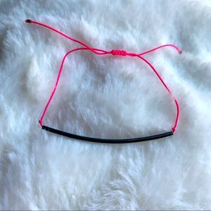 Johnny Was Dainty Bracelet - Pink & Onyx